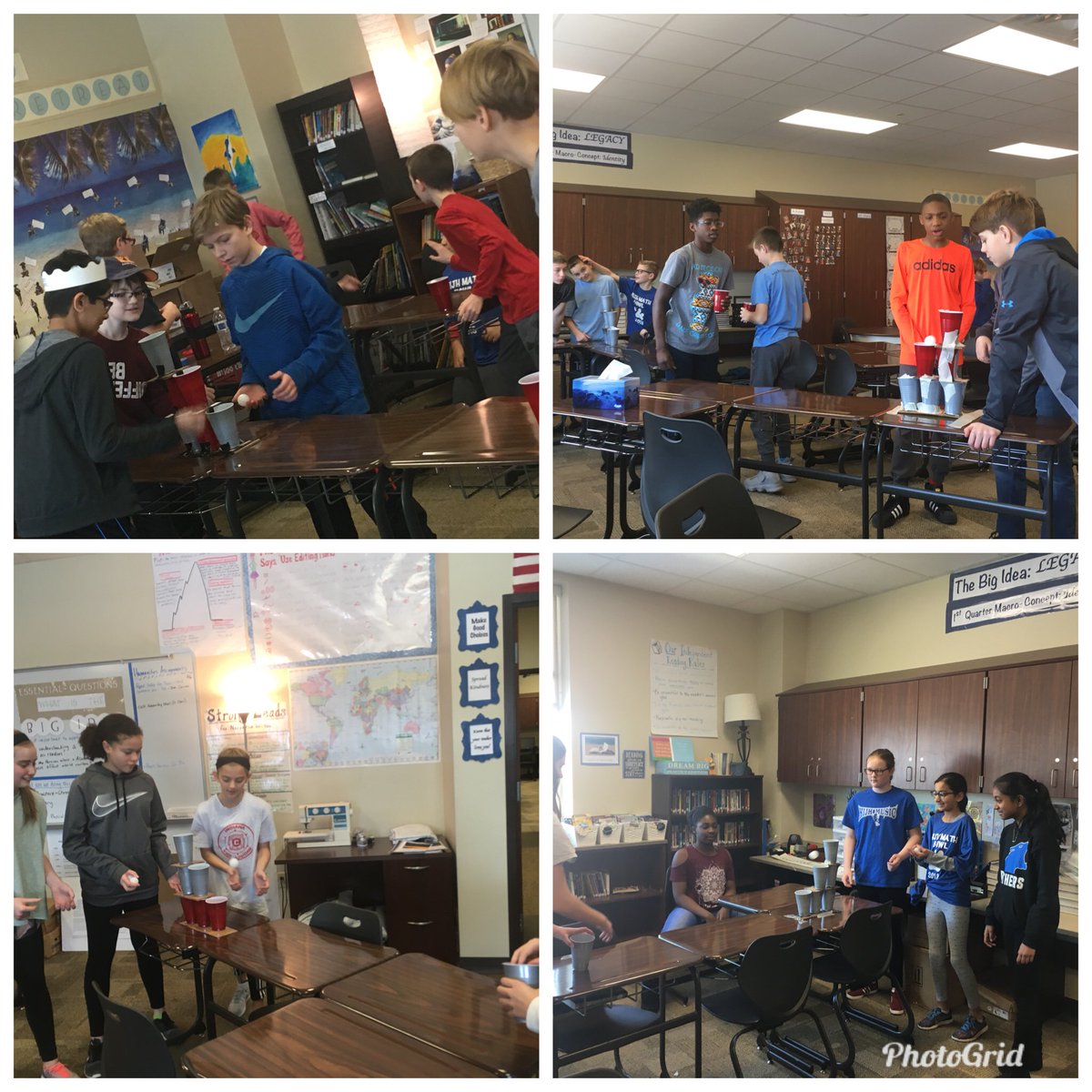 3-Tier pong strategy in action! Timing,spacing, angles, force <a href="/HJHPanthers/">HIJH Panthers</a> #gspd