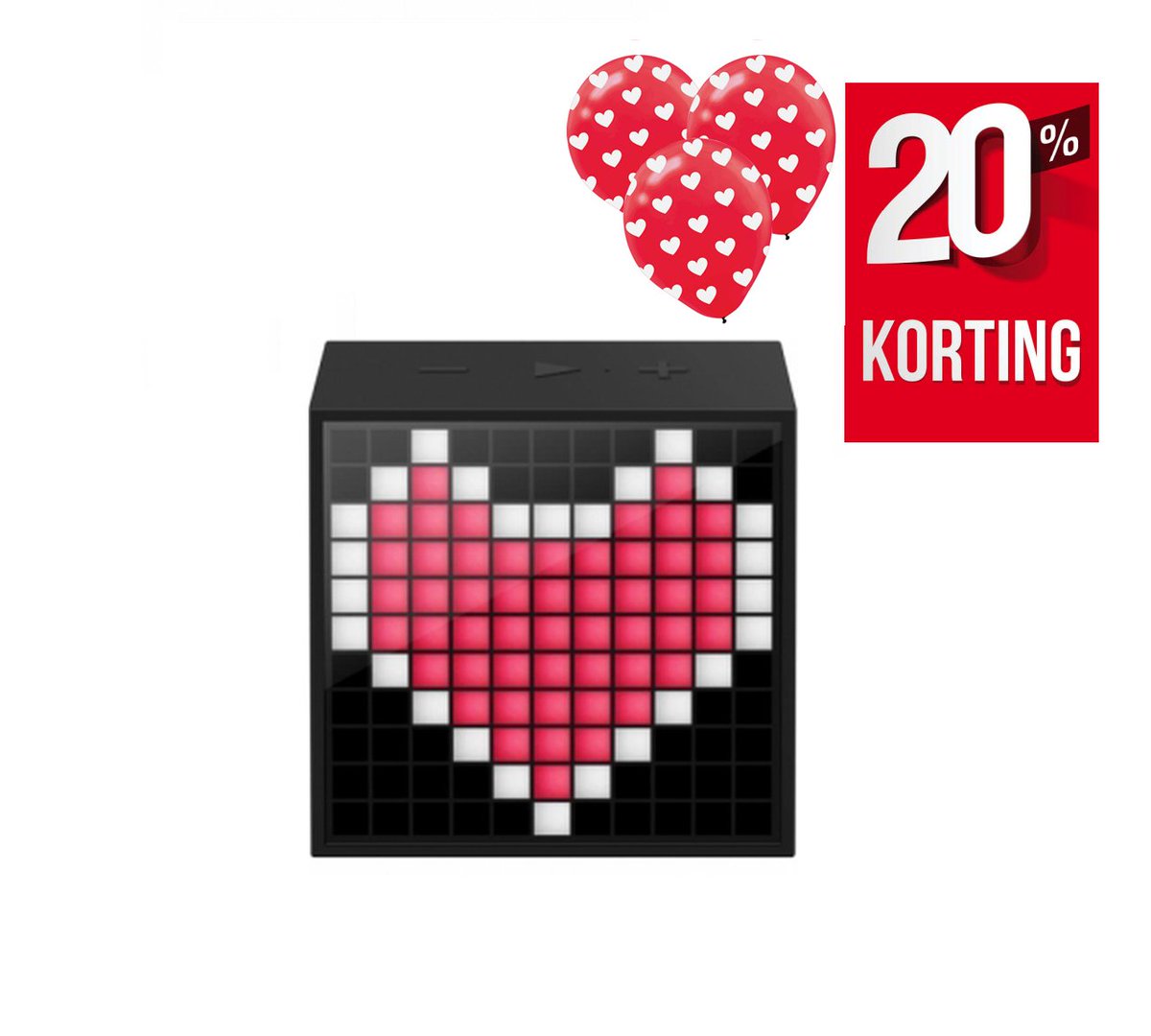 Nu 20% Valentijnskorting op de Divoom draadloze speaker box. overhoffshop.nl/p/1918293/divo… #korting #procent #divoom #valentijns #overhoffshop #harderwijk #discount #liefde #webshop #cadeau #online #telecom #ict #divoom #speaker #draadloos #speaker #twintig #procent