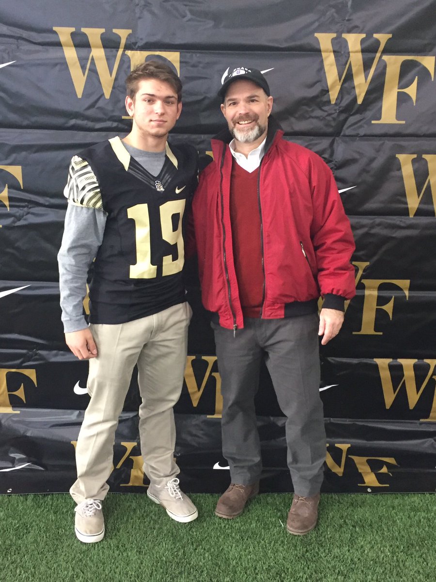 MDilenge's tweet photo. Proud to say that I have committed to play football at Wake Forest University. Thank you to my family, my teammates, and my @GonzagaTDC coaches for making this possible. Go Deacs! https://t.co/wVC9auv0uu