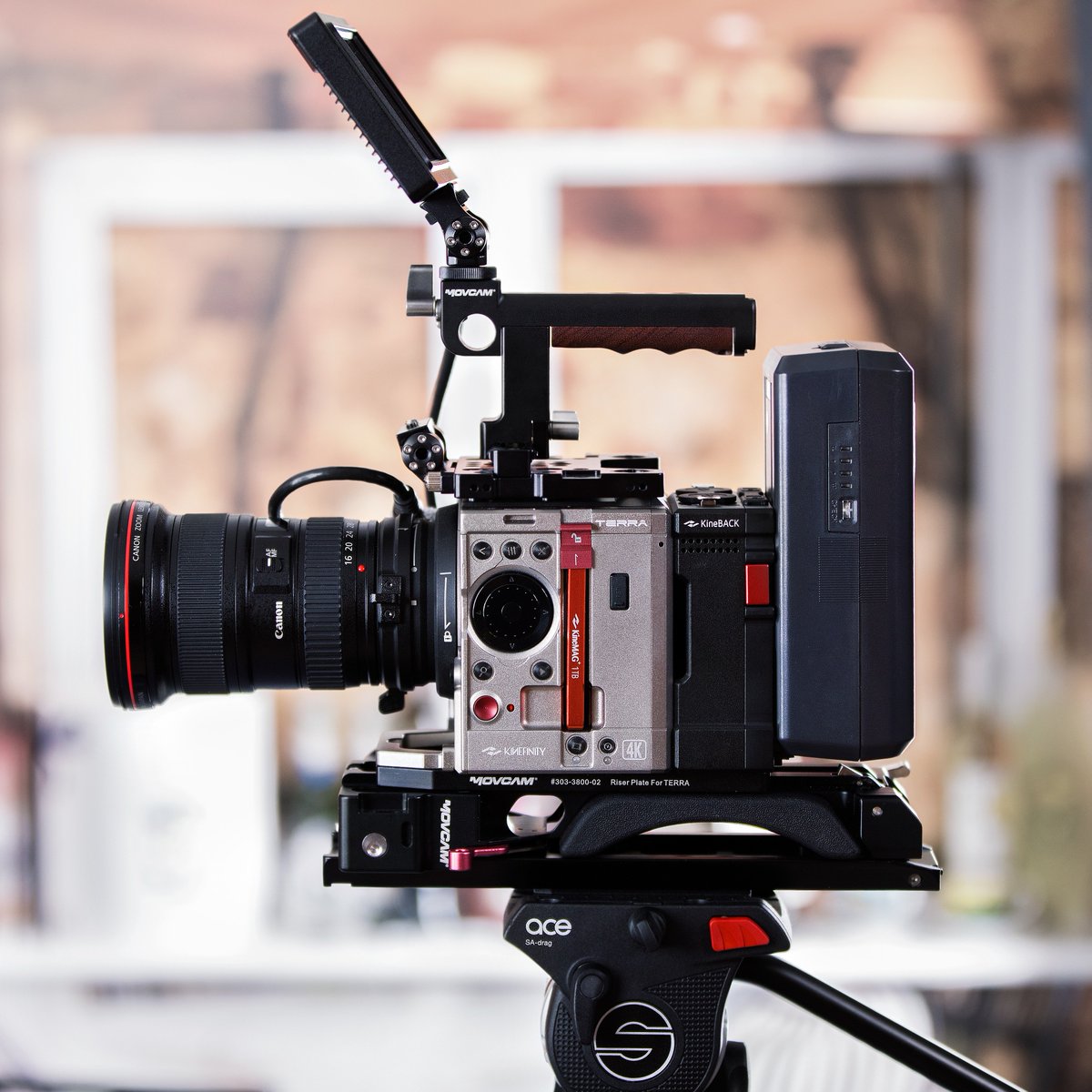 ProAV's tweet photo. The @Kinefinity #terra4k has arrived in the showroom! We're looking forward to shooting with this camera. Keep an eye on ProAV TV for content on this exiting camera. #newcamera #4k #cinematography #4kraw #cinemacamera https://t.co/dS15P00VLL