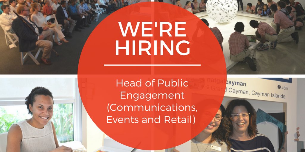 Come work with us! We’re currently recruiting for Head of Public Engagement (Communications, Events and Retail). 
For more details and to apply visit: ngcaymanislands.bamboohr.com/jobs/ 
Closing date: Friday 16th February 2018