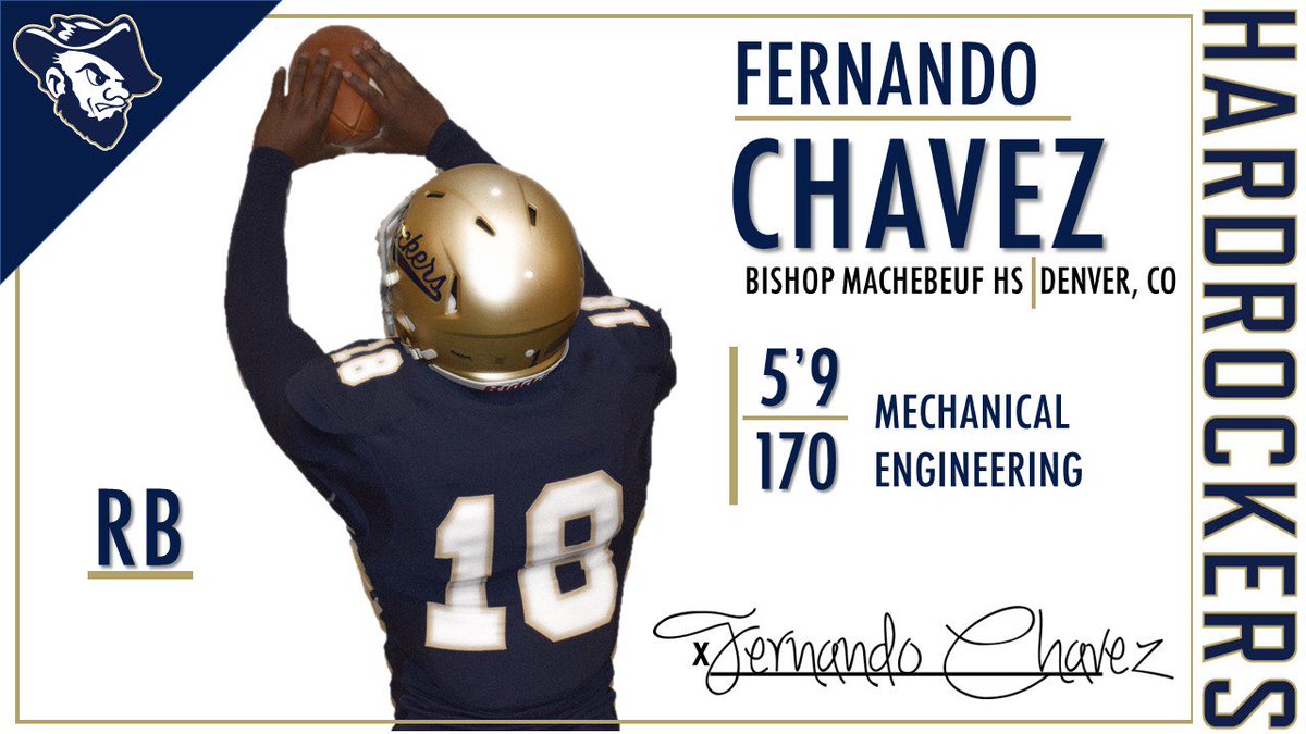 CoachBap's tweet photo. Coming from @BishopMachebeuf, please welcome Fernando Chavez to the Hardrocker family! #RockerReload18 #RockON #SDSMT https://t.co/29UppqHGYj