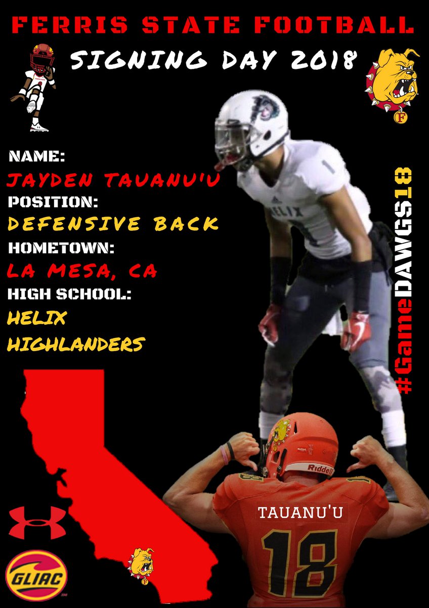 CoachAnnese's tweet photo. Excited to officially announce our Cali Kid @jayden_tauanuu as a #DAWG! #GameDAWGS18 ๐ถ https://t.co/YPIZzsgVvj