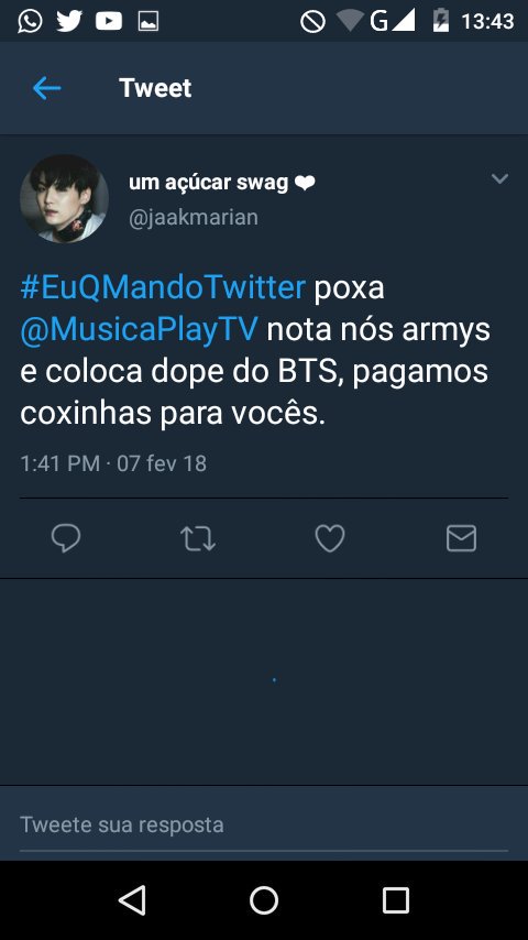 TaeHyung_vit's tweet photo. #EuQMandoTwitter notem a gente por favooooooooooooooor https://t.co/yEXfcVbtkJ