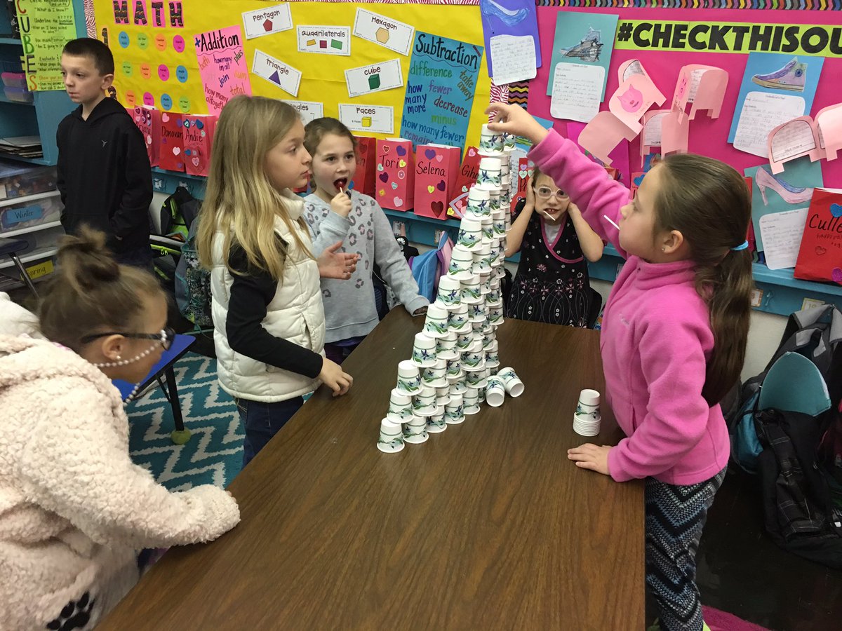 jordan2teach's tweet photo. Celebrating the 100th Day of School! #howmanywords #howmanylicks #STEMcupchalenge #ThisIsRES @JenniferWarden5 @jenbrown224 https://t.co/emMG0aJktH