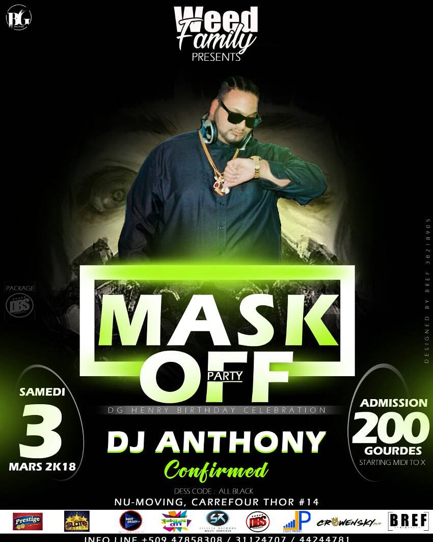 weedfamilyCEO's tweet photo. #3Mars Nu moving
#MaskOff_Party🔥
#DjAnthony cnfirmed https://t.co/c7Vu14uRg7