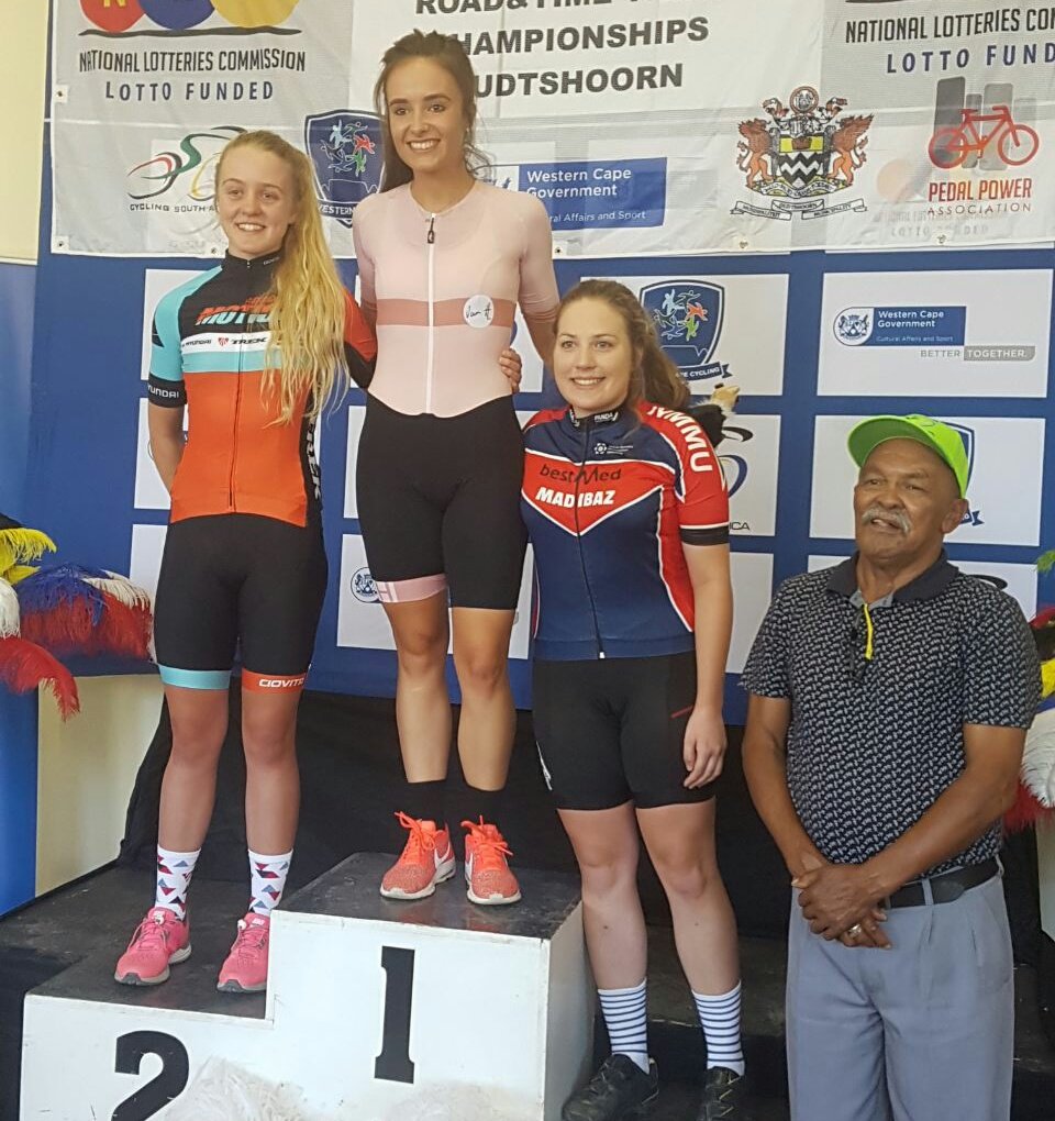 Superb performance from our <a href="/SandtonCity/">Sandton City</a> Cycle Nation Team today. 3 gold medals. <a href="/chella_benson/">Michelle Benson</a> u23 Women, Marnus Potgieter Vet Men 30+ and Anthony Bennett Vet Men 55+ 👏👏 Thanks to our sponsors for making this happen <a href="/VibroBricks/">Vibro Bricks&Paving</a> <a href="/DoolhofWines/">Doolhof Wine Estate</a> <a href="/CushWake/">Cushman & Wakefield</a>