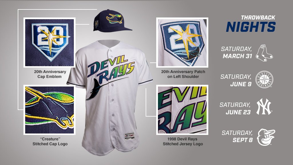 Tampa Bay Rays unveil throwback 