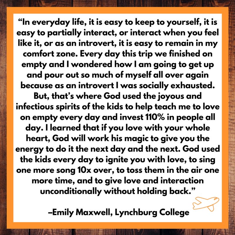 SportsOutreach's tweet image. Emily Maxwell’s reflection on her SOI trip to Uganda 🇺🇬 and Kenya 🇰🇪 with @lchornets #GoforGod #steponthefield #lynchburgcollege #SOtrips