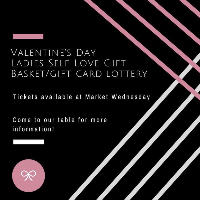 FSUPromise's tweet photo. The ladies of Pinky Promise have some amazing prizes in our Valentine’s Drawing! Prizes include a $15 gift card to Ulta, and a gift basket featuring self-care items such as candles, bath bombs, face masks, &amp; chocolate. Enter to win by stopping by our table at Market Wednesday. https://t.co/pFjcrfNvtO