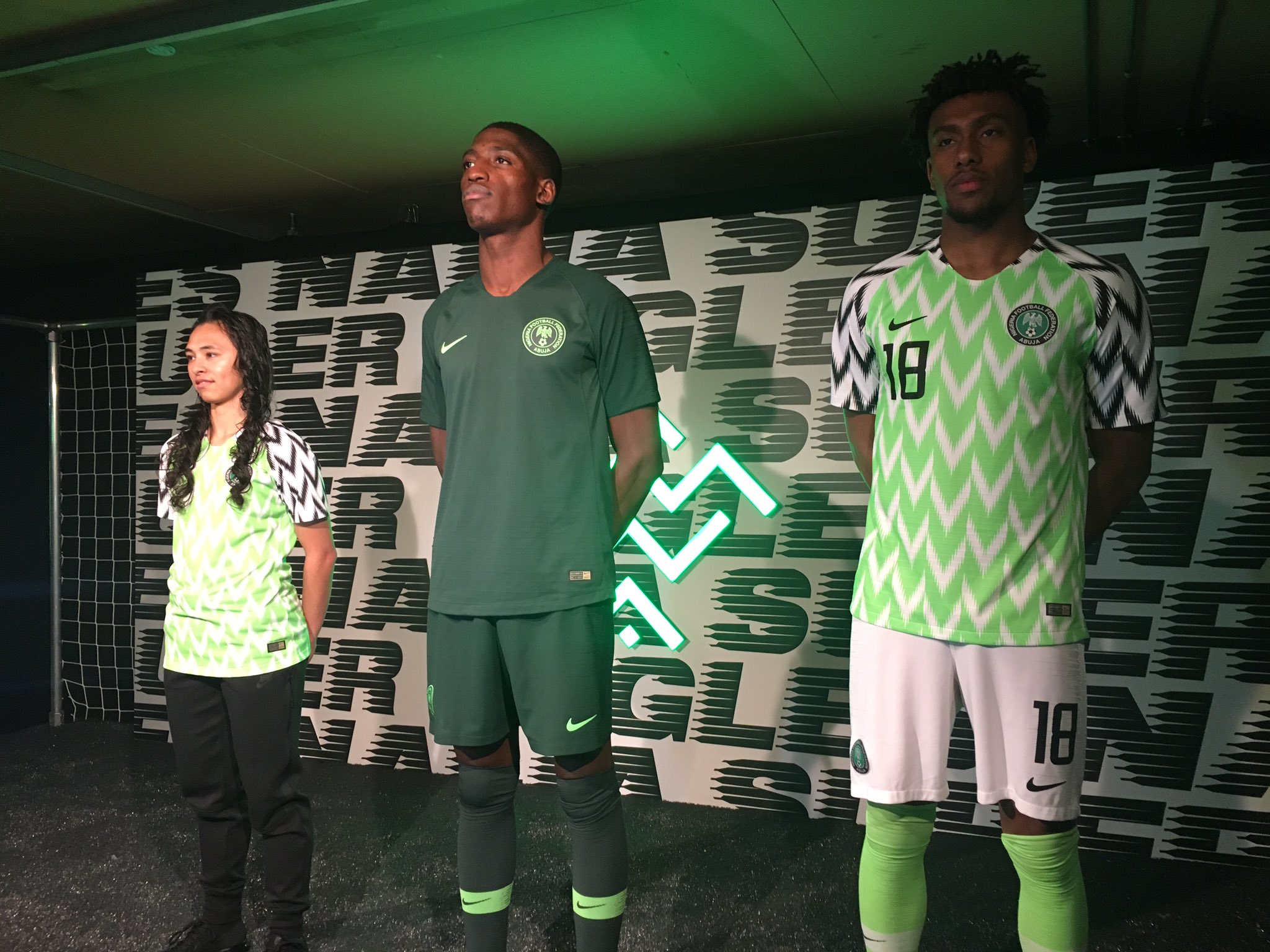 サッカーキング Pa Twitter 現地情報 ナイジェリア代表の新ユニフォームがお披露目 Nikefootball サッカーキング Pa Twitter 現地情報 ナイジェリア代表の新ユニフォームがお披露目 Nikefootball