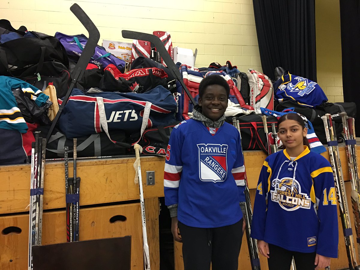 TCDSB's tweet photo. St. Roch students are excited to go skating and enjoy this winter weather thanks to generous donations of skates and hockey equipment. A big thank you to @vcrisanti for being here and to John Anga for all your work organizing this. https://t.co/qp2kVCh8QF