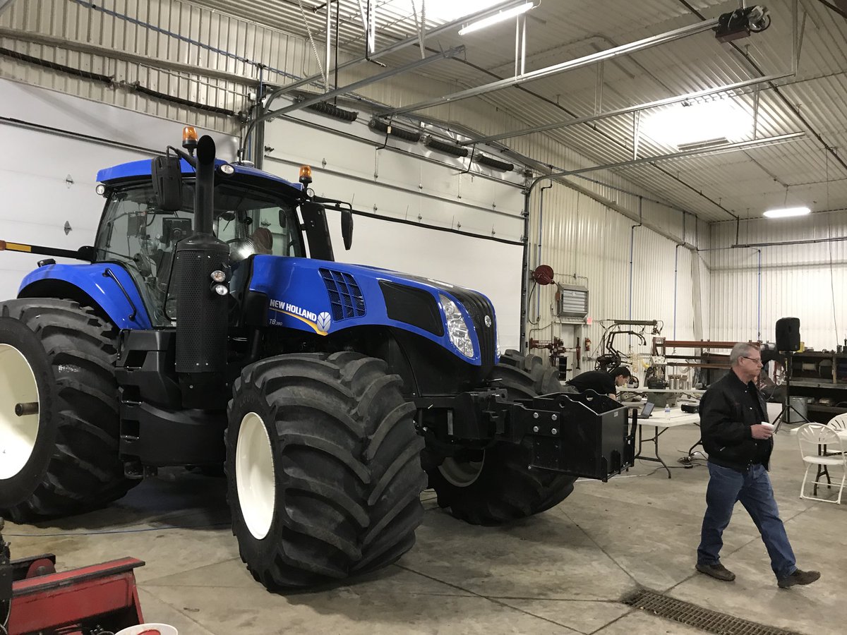<a href="/GoodyearFarm/">Titan & Goodyear Farm Tires</a> Getting fired up for the <a href="/NTSTire/">NTS Tire Supply</a> open house in Redwood Falls, Mn.  <a href="/ScottSloan6164/">Scott Sloan</a> will be discussing the advantages of #LSWtires Check out the LSW Extreme Flotation tires @NewHollandAG. They flipped on the beast mode button on this bad boy.