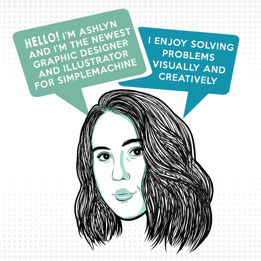 SimpleMachine_'s tweet photo. Meet Ashlyn! The newest member of the Simplemachine team. Ashlyn is very creative and really thinks outside of the box!

#LoveOurTeam #Simplemachine #HowSimple https://t.co/q1TkRRFGQW