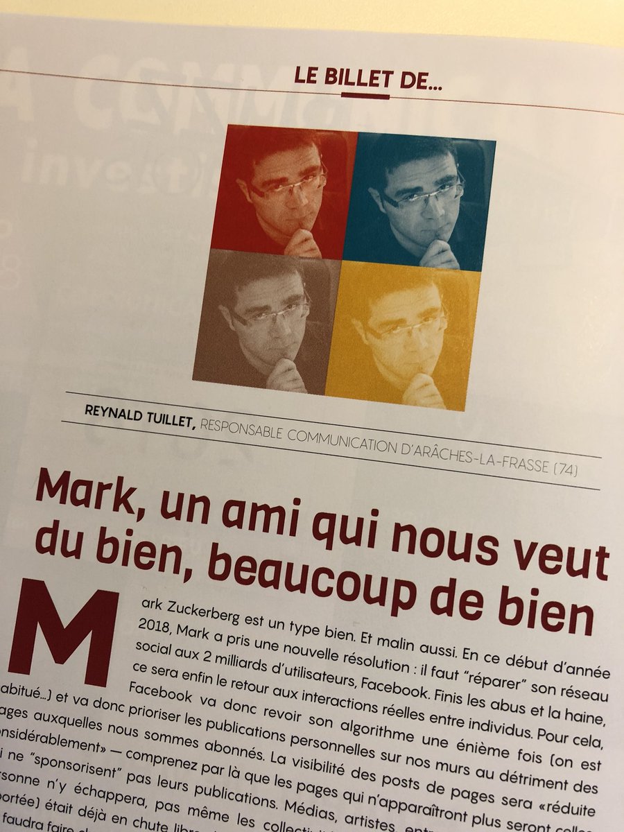 loryckDM's tweet photo. Quand je pense que je lui ai serré la main 🤗 #BienLeTexte @tuillet dans @magazinebrief #compublique https://t.co/AQpOpzbniq