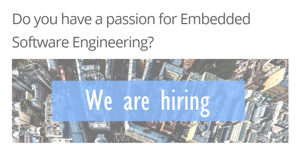 AMIHOtechnology's tweet photo. Working in #IoT means working with some of the most innovative and cutting-edge tech. Join our fabolous team at #AMIHO - we are hiring for a position of a #SeniorEmbeddedSoftwareEngineer in #Cambridge The link to the job description https://t.co/8tARLtRLwX
#TechJobs https://t.co/xAifxt9VZu