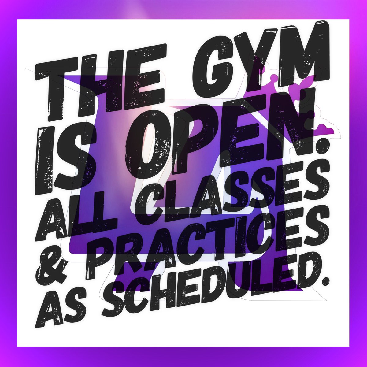 Legend_Cheer's tweet photo. Gym is open today! #BeLegendary https://t.co/KjYDdpfckU