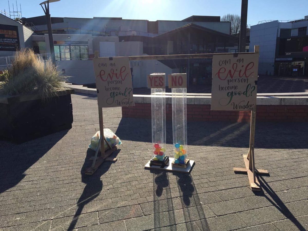 We’ve been out on the piazza all morning asking Warwick students ‘Can an evil person become good?’ Have your say below 👇🏼