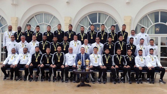marokko's tweet photo. Leeuwen v/d Atlas krijgen royale premie uitgekeerd na winst CHAN 2018 - https://t.co/po6Yzngd0o
 #marokko #atlasleeuwen #chan2018 #jamalsellami #frmf #caf #winstpremie https://t.co/Pkxvctff36