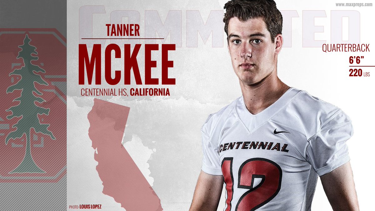 Stanford lands one of the nation's elite QB prospects in Tanner McKee, but they'll have to wait two years to see him on the field.

Story: t.maxpreps.com/2EpOHNH