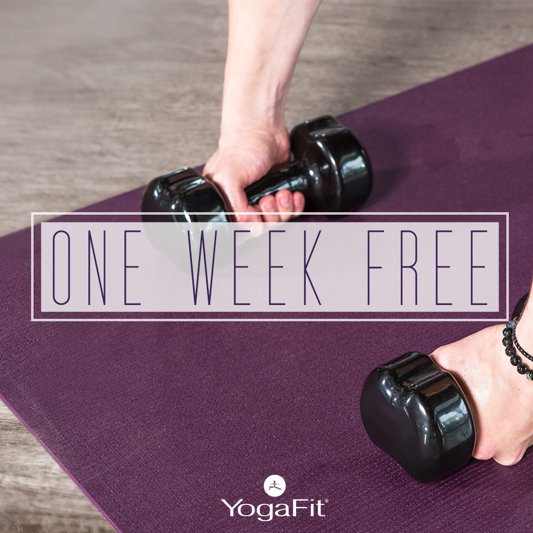 Sign up today and get your first week FREE! Start your yoga journey with us and get ready to sweat. #YogaFitLife

yogafitstudios.com/free-week/