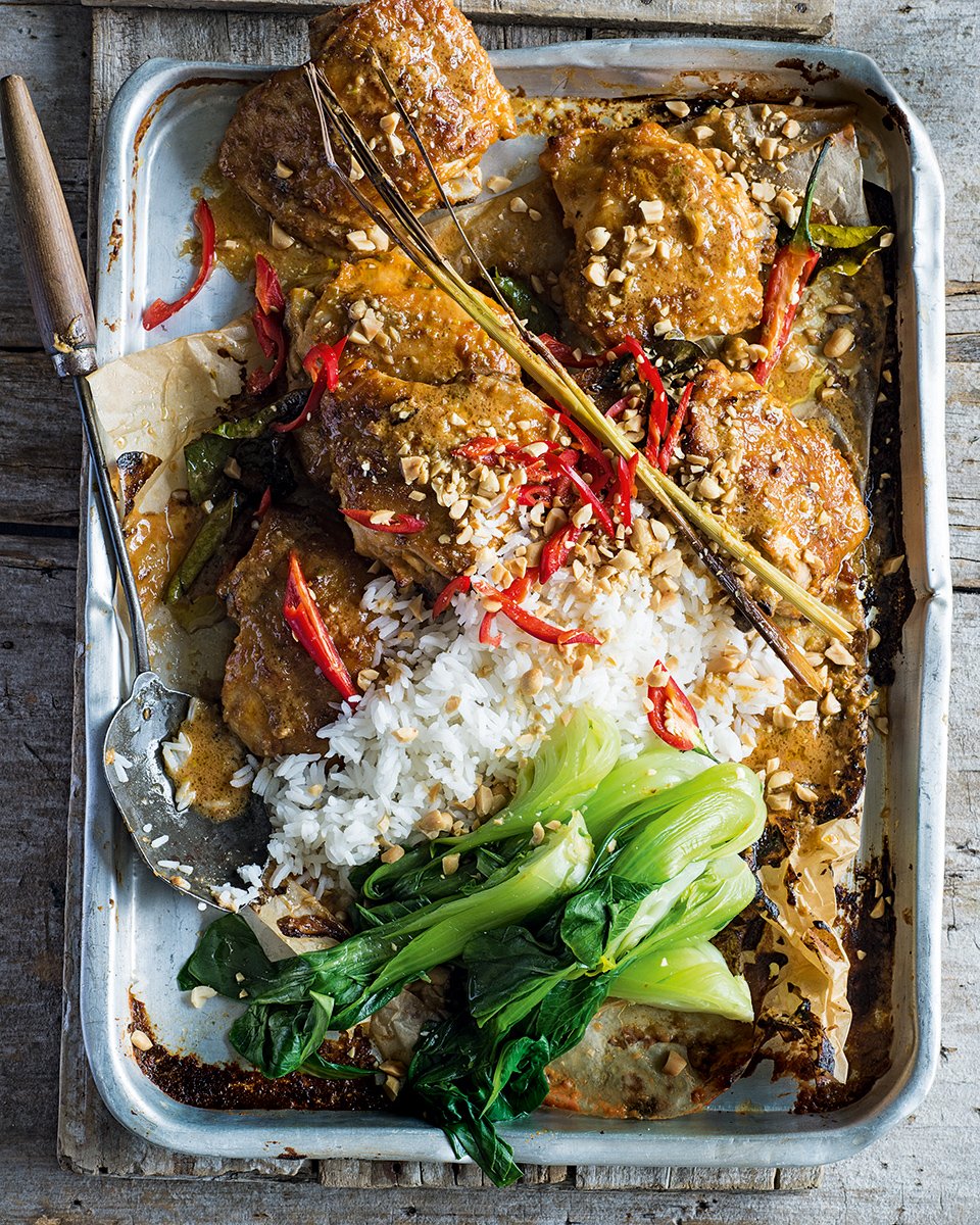 Our February issue is bursting with incredible food to get you through the month, including this gorgeous oven-roasted chicken satay.