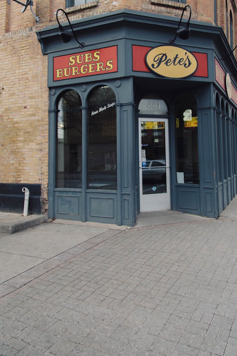 AtriaDev's tweet photo. Pete’s Subs and Burgers, just down the street from the Y-Lofts. The perfect, quick, late night bite is never too far. https://t.co/tQM9smmGCc