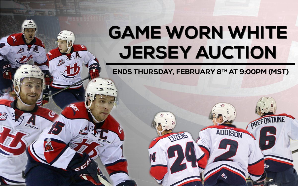 WHLHurricanes's tweet photo. Is your favourite #WHLCane @jordybellerive? Maybe it's @Dylan_Cozens! Or perhaps @o_blocker! Whomever it is, don't miss out on buying their 2017-2018 Game-Worn White jerseys!! Second to last day to bid on your favourite 'Canes jersey!!
BID β‘οΈ https://t.co/4OC3CXUnFZ https://t.co/opjENh4K4u