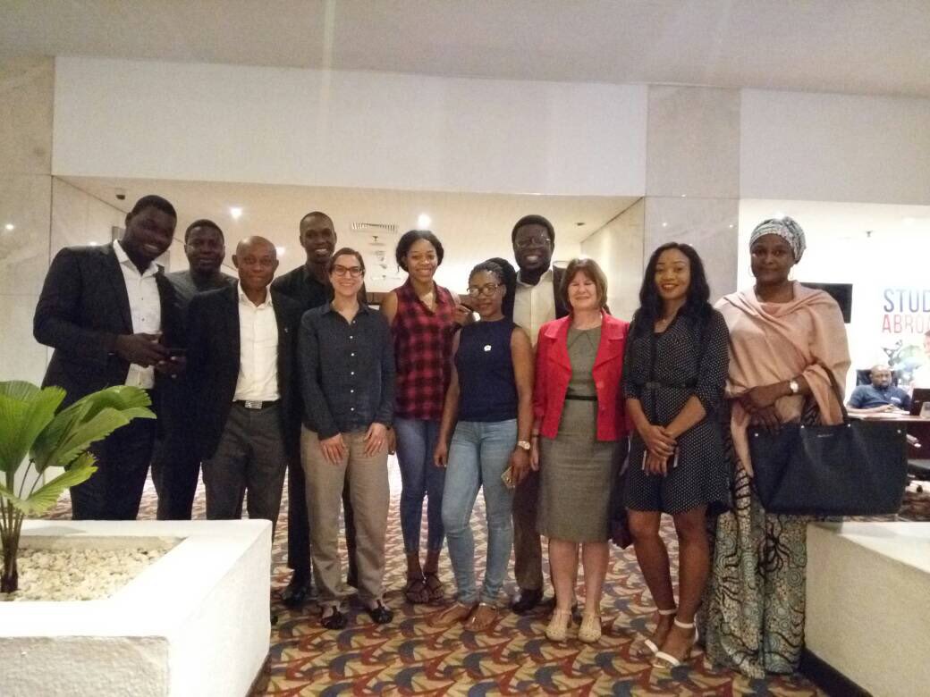 Meeting our alumni during our Nigerian visit #healthandsafety  #careers #UoBWomen #EmployabilityLagos #iosh #skills