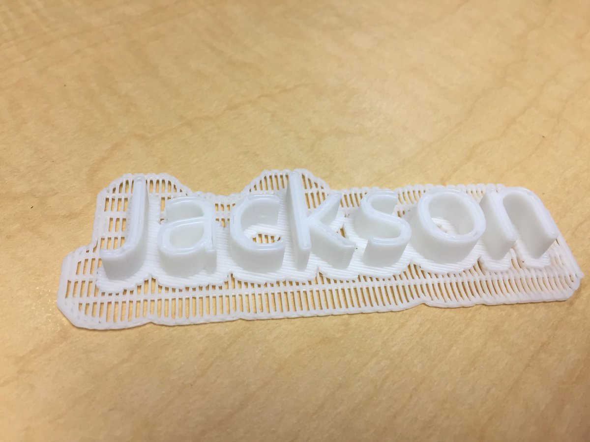 ShakoJacksonLC's tweet photo. #helloworld project for our Afinia 3D printer.  Excited for students to start designing.  @shakopeedlc #shakoedu #3Dprinting #educationforward https://t.co/DuCSUFoIUD