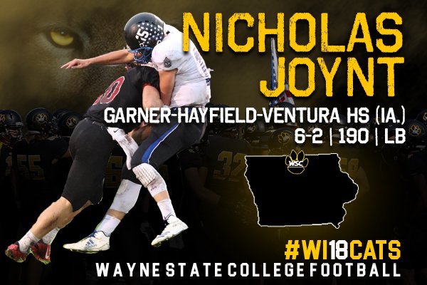 WayneStFootball's tweet photo. Excited for this hard hitter to join the Wildcat family! #NSD18 #wi18cats https://t.co/YcD7F0DOh7