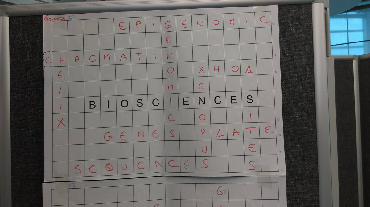 AmyJoy48's tweet photo. Science Scrabble at @CUBiosciences Research Staff Away Day https://t.co/p2U0uGfmMA