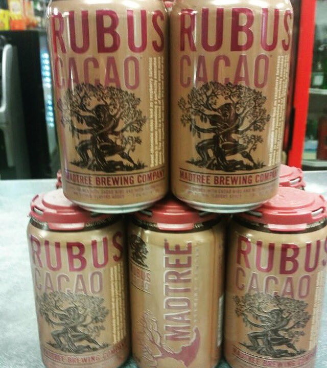NorwoodCappys's tweet photo. We just got more of the delicious Rubus Cacao from @madtreebrewing today! #madtreebeer #cincybeer #craftbeer #drinklocal #cappysnorwood https://t.co/ppEli2q3is