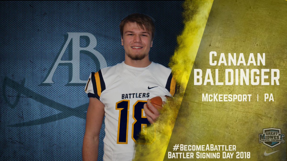 Welcome to Canaan Baldinger, LB, from McKeesport, PA! Welcome to the Battler Family!