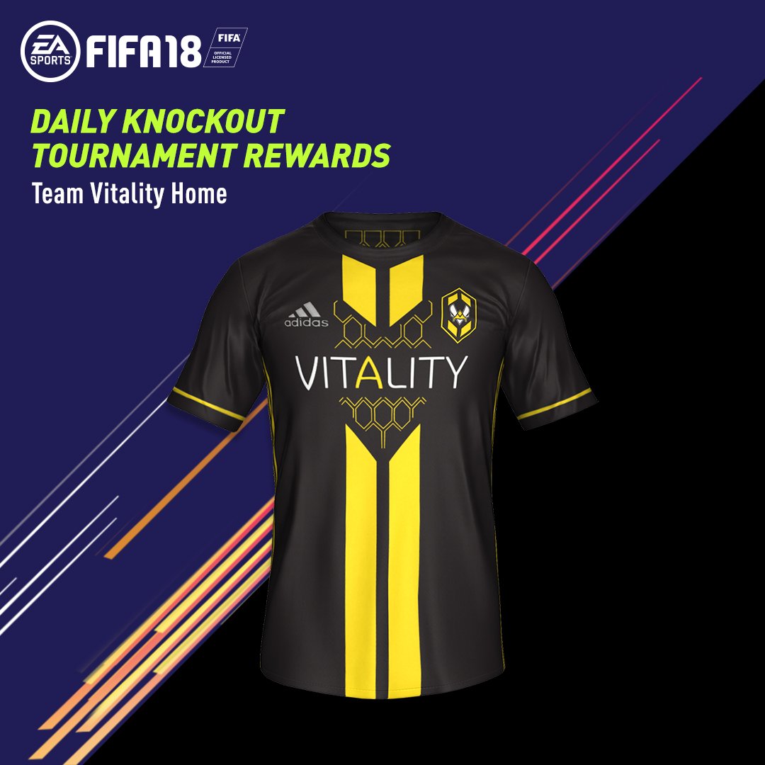 Vitality 🐝 on Twitter: "You want that beautiful jersey for yourself? 😬 It's possible! You just have to win the Daily Knockout Tournament between Monday 12th 8h/8AM and Wednesday 14th 8h/8AM (