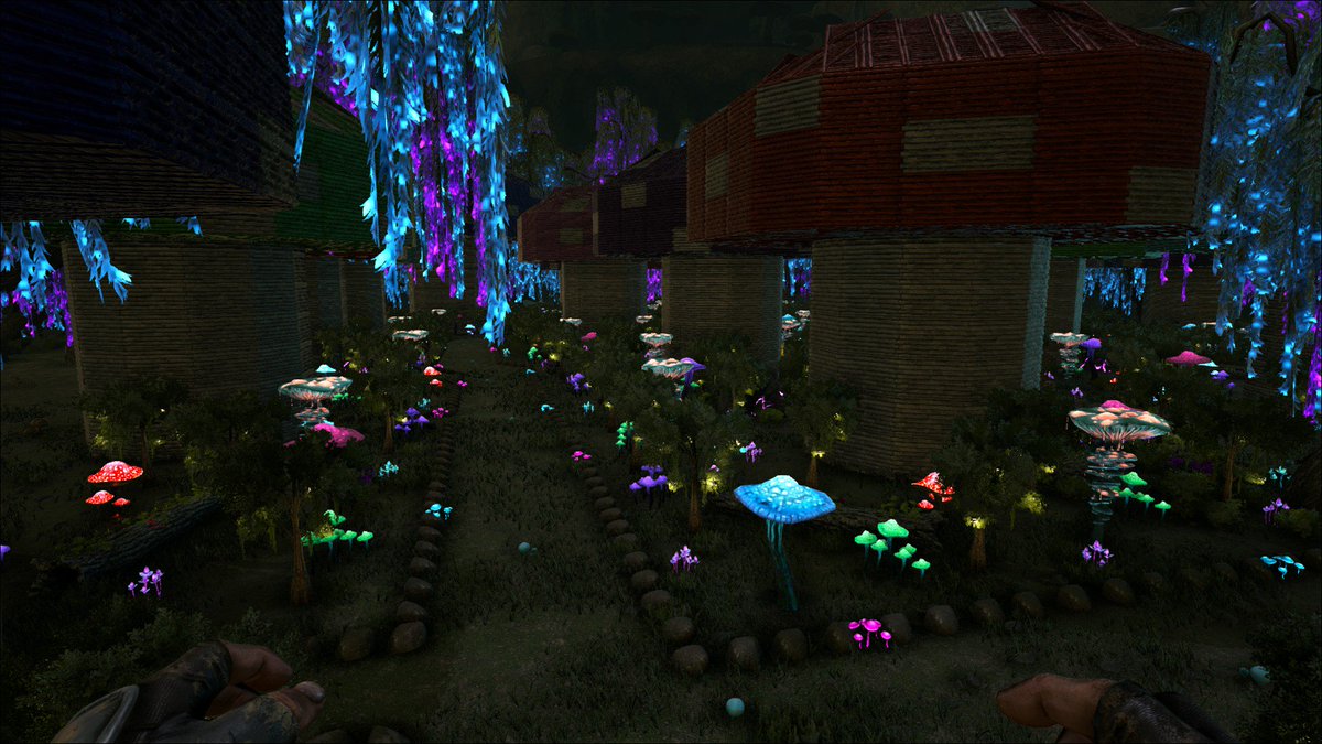Wolf Amaterasu Ever Wanted To Live In An Enchanted Forest In Ark Inspired By The Aberration Map Itself Enchanted Forest Theme And Here Is A Slideshow Video For