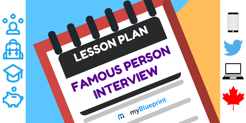myblueprint's tweet photo. Our #WeeklyLessonPlan helps students explore the different pathways that famous people took in order to find success. Students will conduct an interview to practice their interview and communication skills! https://t.co/ncHAgooQDF https://t.co/LvXuOlbrfU