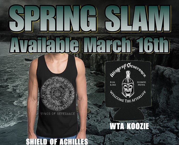 Wos_Metal's tweet photo. SPRING SLAM!
That heat is right around the corner,  check out these SICK unisex tanks! ☀️🔥

Need to keep your beer cold 🍺, NO PROBLEM! We’ll have koozies too! #beer #koozies #tanktops #spring2018 #summer2018 https://t.co/iBFtdoevkP