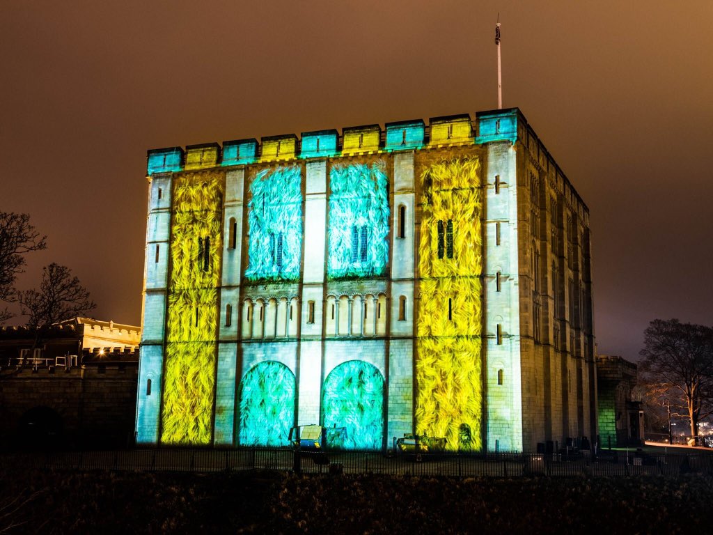 ArroLighting's tweet photo. Another collaboration with Double Take Projections to produce 3D projection mapping on Norwich Castle. Projecting various creative content throughout the year #Projectionmapping #Norwich #creative #ArtisticTuesday #cultural https://t.co/AsCaVS4mfI