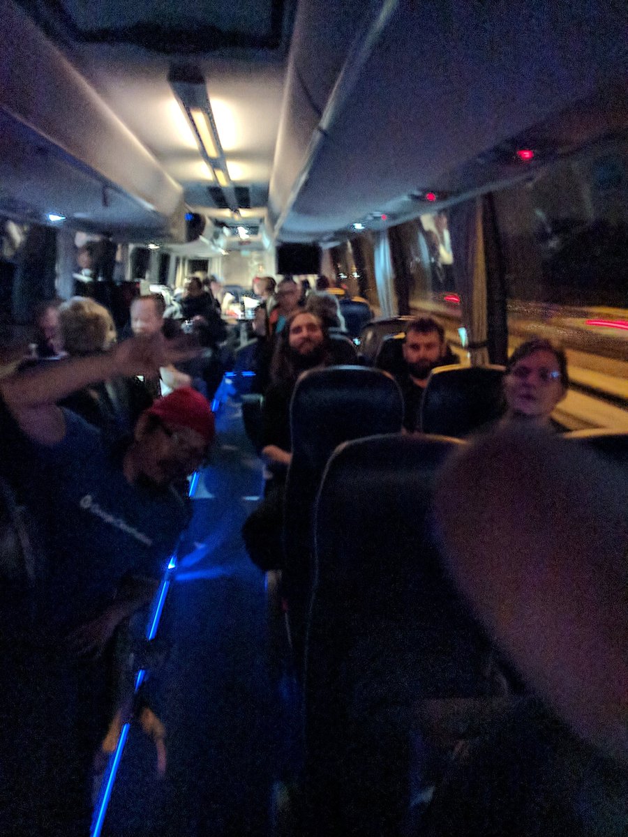 Jfokus's tweet photo. Everyone is excited on the #hackerbus to Storhogna @saturnism #jfokus https://t.co/45z0OLzcyZ