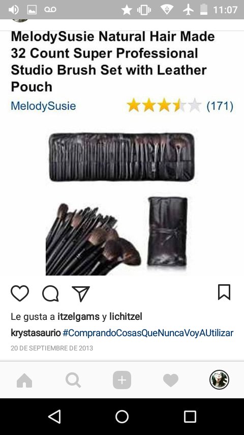 krystasaurio's tweet photo. @maire_wink #PorEstoSoyPobre las compre en 2013, llegaron como 2 meses en llegar, son de tan buena calidad que aun están como nuevas (eso y que casi no me maquilló je) https://t.co/SudCQH9Jda