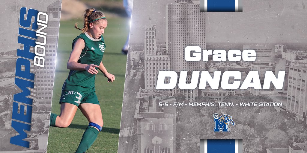 Double-Double! Next up is Grace Duncan from Memphis! Welcome to the #TigerFam! #GoTigersGo