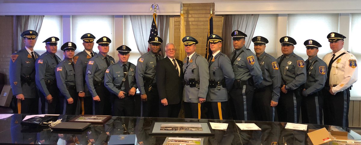 njsp state police on twitter colonel patrick callahan personally presents letters of appreciation to nj corrections officers who served in puertorico