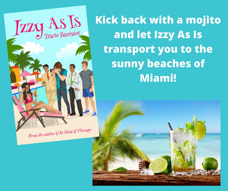 traciebanister's tweet image. "A fun, fabulous, frolicking read that had such a lovely romance intertwined within the storyline. I hope to hear more from this crazy Cuban family from Miami." #ChickLit #beachlife #NewRelease myBook.to/IzzyAsIs 🏖️🍹👙😎