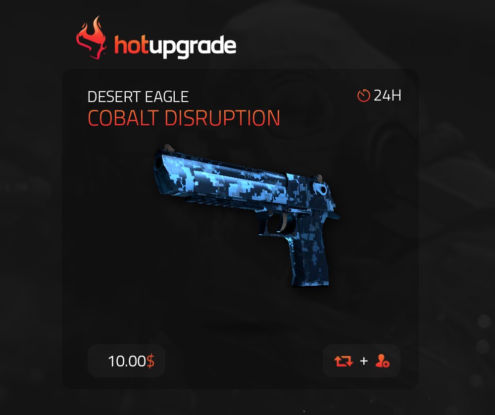 hotupgrade's tweet image. 🔥🔥 DESERT EAGLE COBALT DISRUPTION GIVEAWAY 🔥🔥

💥RETWEET
💥FOLLOW US

Good luck!