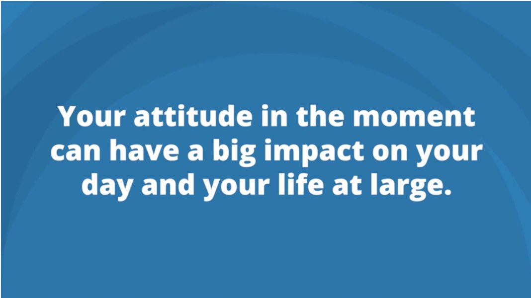 ‘How to Change Your Mood in 60 Seconds [or Less!]’. Another insightful video from Jack Canfield. See it here: tinyurl.com/y7a9txgg