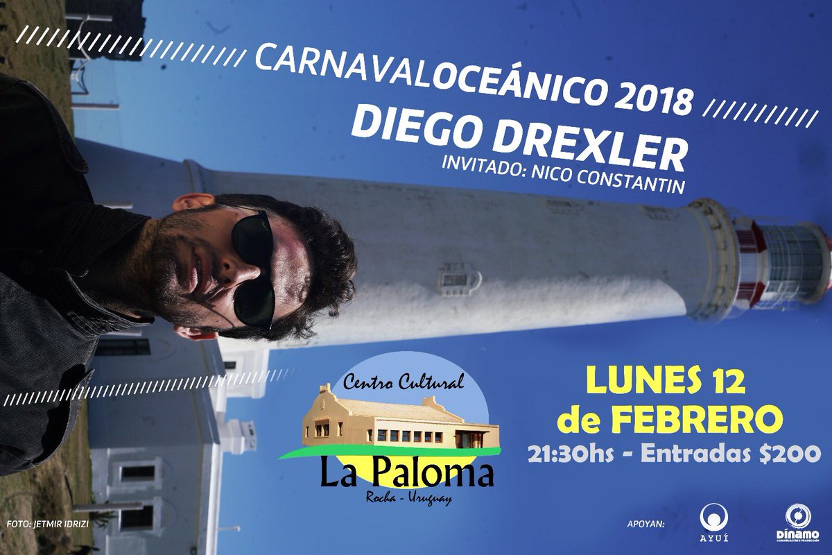 DiegoDrexler's tweet photo. Si este lunes de #carnaval andás por #lapaloma nos vemos en el centro cultural. Con Nico Constanin en formato “White stripes”
#diegodrexler #nicoconstantin #ludique #denuevo #centroculturallapaloma https://t.co/Xf22YAo075