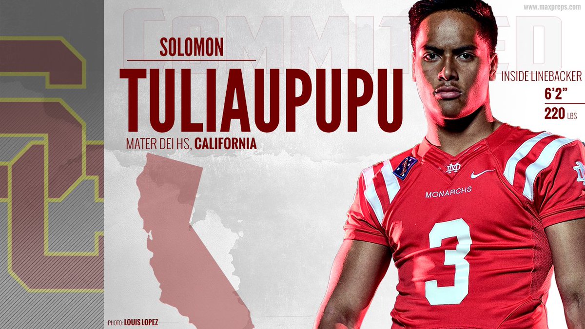 USC lands HUGE commitment from one the best linebackers in the country! ✌️ #FightOn #NSD18 

Story: t.maxpreps.com/2EpXhfn