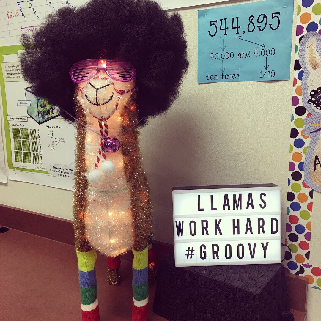 tuckertotsin106's tweet image. Llamas went to the converting disco today! Bring on those dance moves! 💃#soul train #llamasdoingwork #groovymath #henriehawks #HenrieElementary #mesq4th