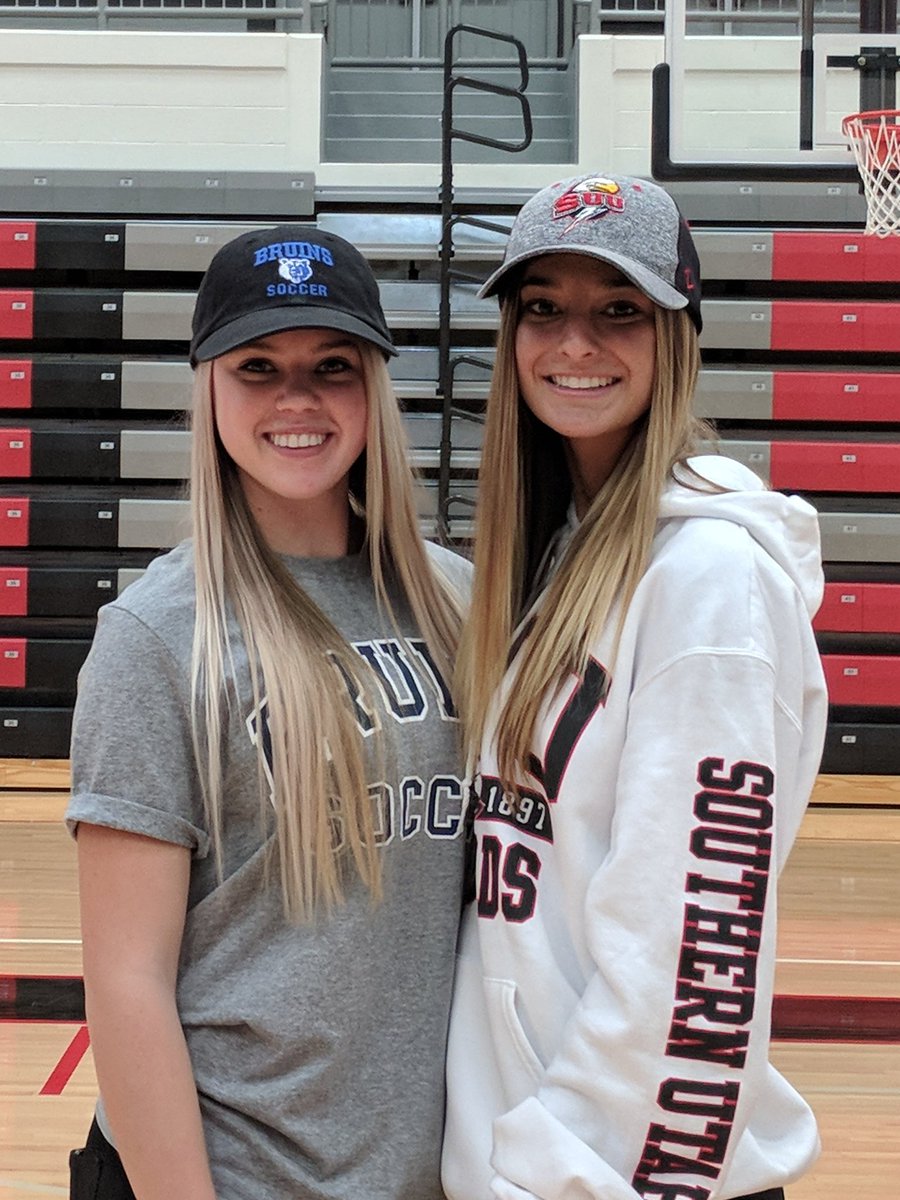 We are so proud of these two amazing humans for signing today to play college soccer! We are going to miss them but can't wait to see what they do next!
